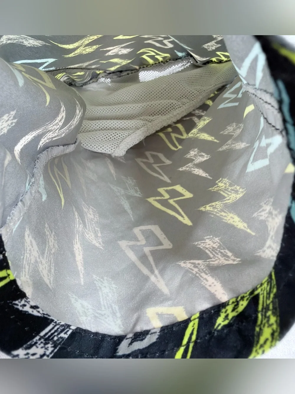 Baby Buns 2T Black neon Lightning Bolt Swim Trunks boys toddler